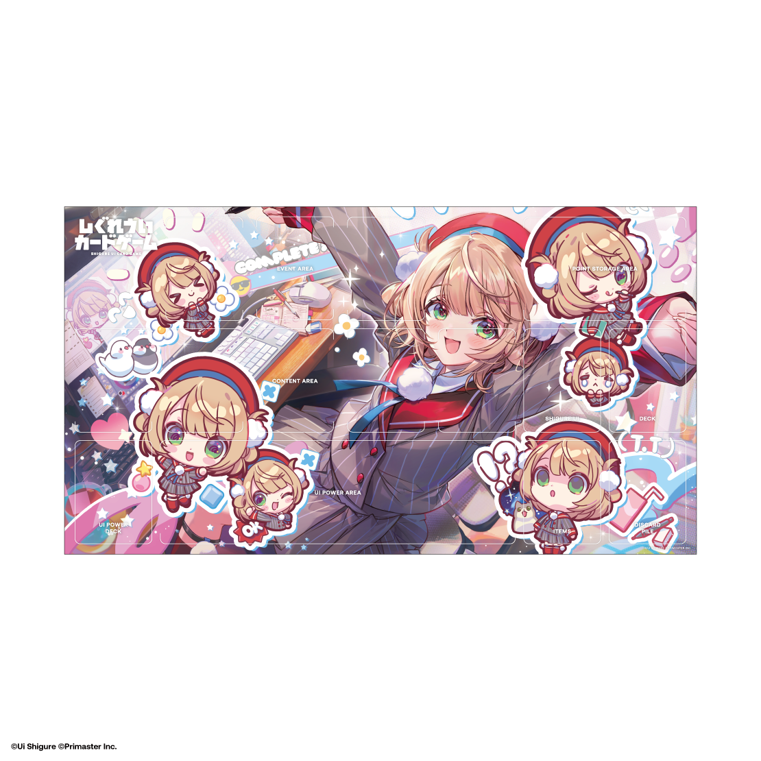 【しぐれういカードゲーム】ラバープレイマット